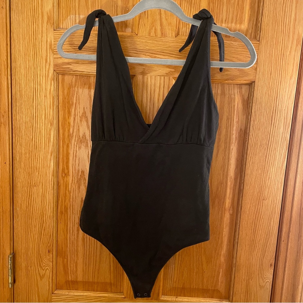 Black Abercrombie Bodysuit